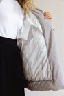 Short Cocoon in Stone Grey