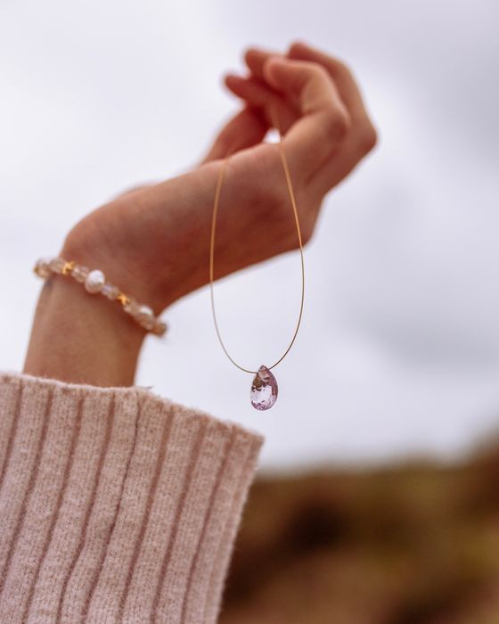Floating Crystal Necklaces