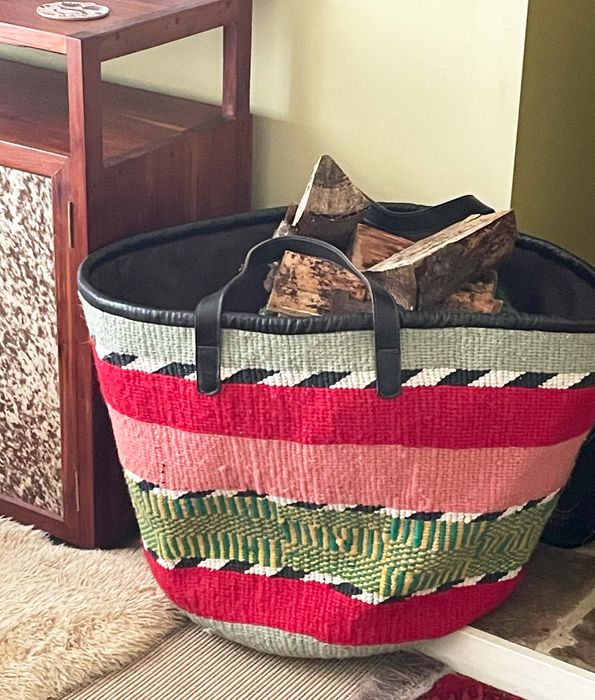 Giant Woollen Kiondo Log Baskets