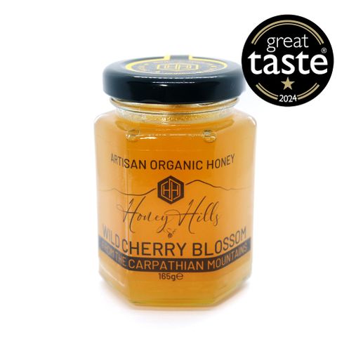 Wild Cherry Blossom – Award Winning Raw Organic Honey from the Carpathian Mountains