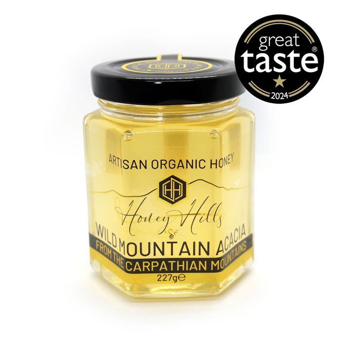 Wild Mountain Acacia – Award-Winning Raw Organic Honey from the Carpathian Mountains