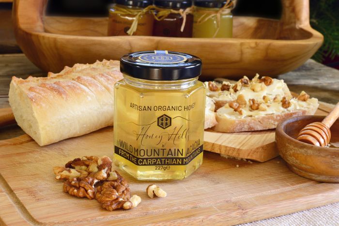 Wild Mountain Acacia – Award-Winning Raw Organic Honey from the Carpathian Mountains