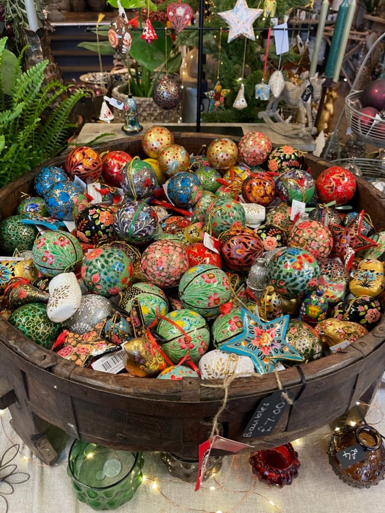 Hand Painted Indian Baubles