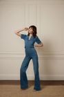 OPAL THE SOFTLY CURVED JUMPSUIT | FAWCETT BLUE