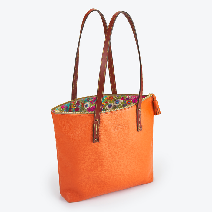 Orange London Shopper Tote Bag - Medium Size