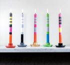 Striped Dinner Candles