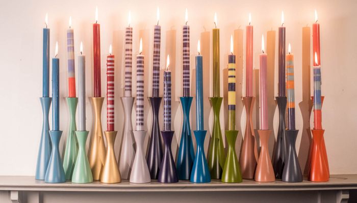 Wooden Candle Holders