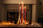 Wooden Candle Holders