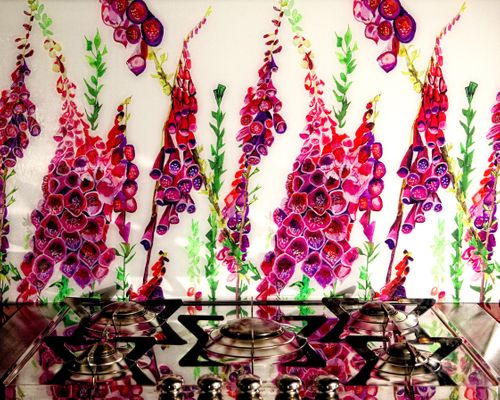 Foxglove Glass Splashback