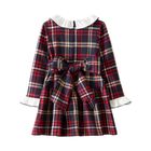 Startsmart Navy Tartan Drop Waist Dress (LIMITED EDITION)