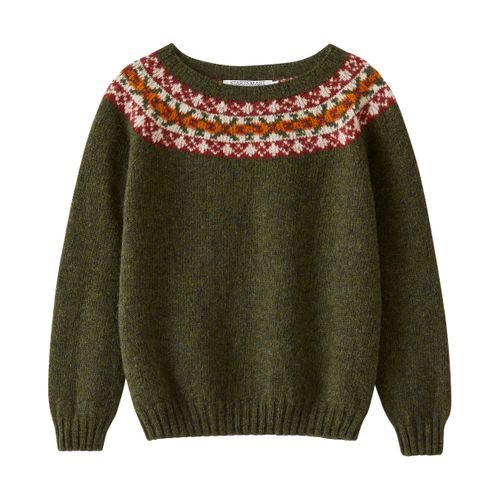 Startsmart Pine Green Fairisle Jumper