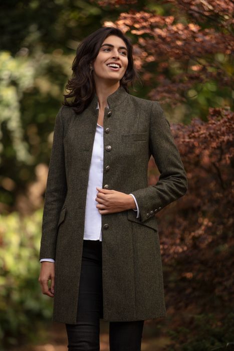Anna Lascata Olive Alexandra jacket