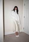 Tuckable Boyfriend Cashmere Jumper Cream