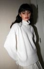 Tuckable Boyfriend Cashmere Jumper Cream