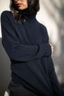 Mock Turtle Cashmere Jumper Navy