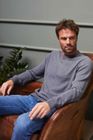 Men's Cashmere Crew Neck Silver Grey