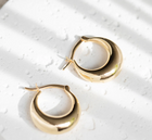 Banda - 14ct Gold Vermeil Creole Hoop Earrings