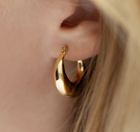 Banda - 14ct Gold Vermeil Creole Hoop Earrings
