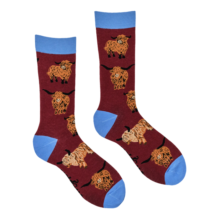 Och Aye the Moo Socks - Highland Cows