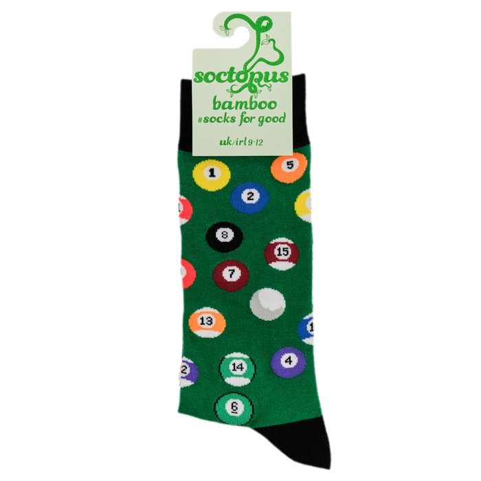 Pool Balls Bamboo Socks