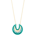 Naazia necklace, green