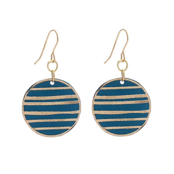 Shaheen stripe earrings