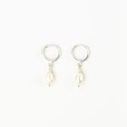 Asri Freshwater Pearl Huggie Hoop Earrings