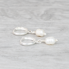 Asri Freshwater Pearl Huggie Hoop Earrings