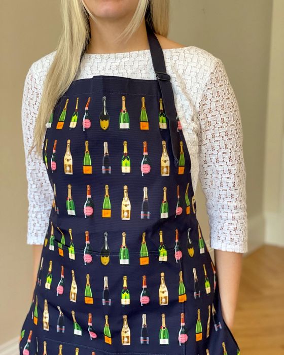 'Champagne & Fizz' 100% Cotton Apron