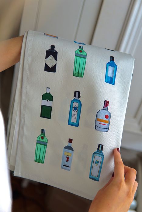 'GIN' 100% Cotton Tea Towels