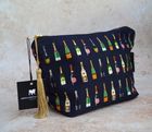 'Champagne & Fizz' Makeup Bags