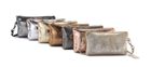 Metallic Leather Tote and Clutch Bags