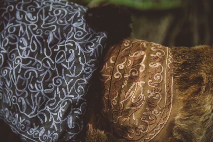 Kashmiri Fur & Suede Shakti Vest