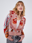 Tibetan Tiger Merino Bomber Pink