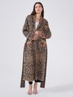 Hari Merino Jacquard Smoking Robe Camel