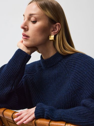 Marie Navy Knitted Jumper