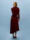 Lisa Burgundy Dress