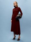 Lisa Burgundy Dress