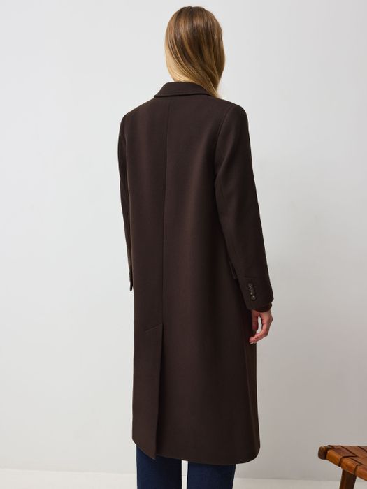 Edwina Chocolate Tailored Coat
