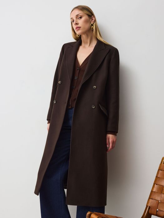 Edwina Chocolate Tailored Coat