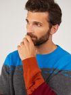 Mens Ellis Cashmere Colour Block Jumper