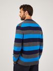 Seb V Neck Cashmere Stripe Cardigan
