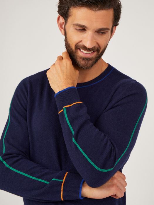 Mens Rory Crew Neck Cashmere Jumper