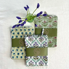 TRELLIS LILAC tea towel