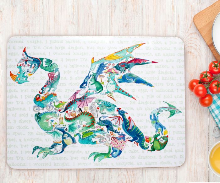 Dragon table mat