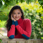 Roll Neck Jumper in Cashmere and Merino