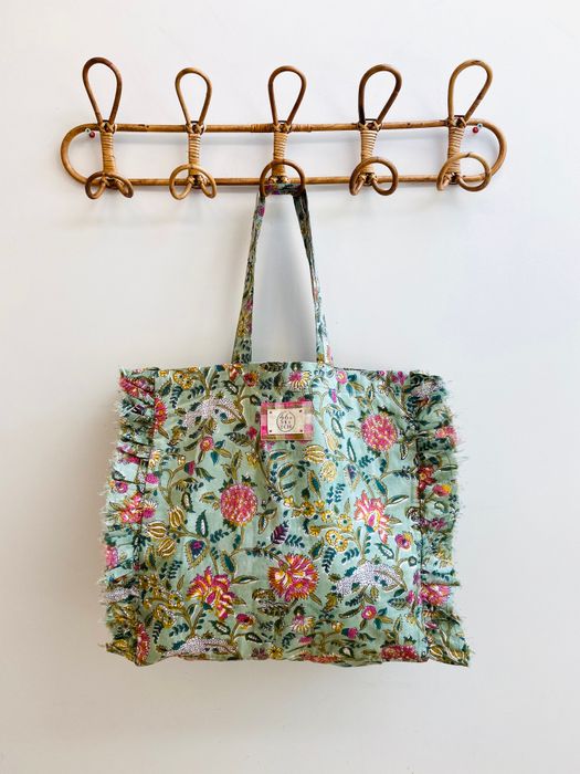 SMALL Izzy Cotton Fabric Bag