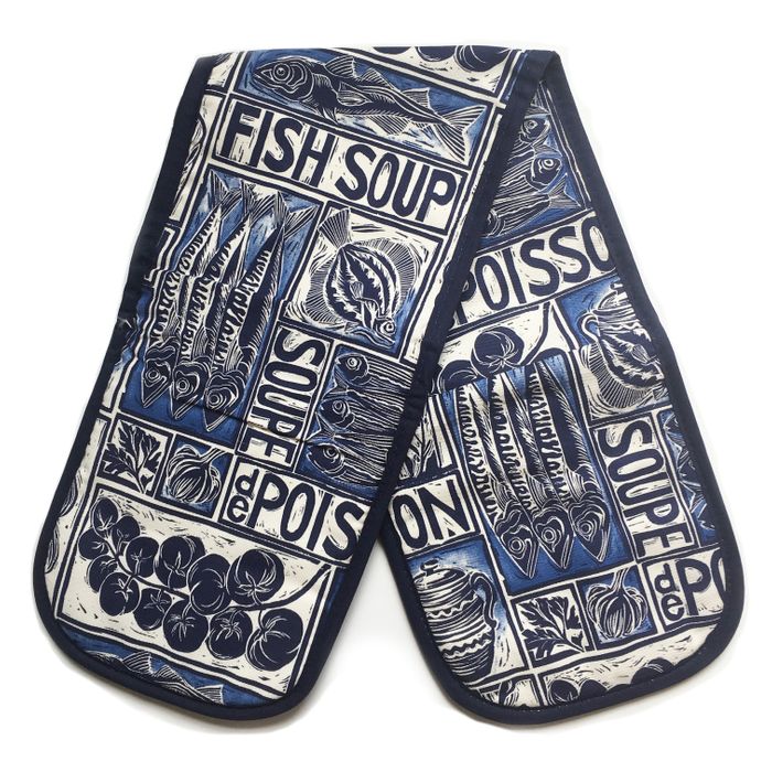 Fish Soup Illustrated Recipe Kitchen Textile Range