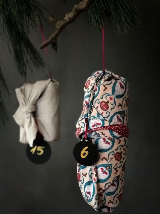 FabRap Teal Single Sided / Furoshiki wrapping cloth / Reusable gift wrap / Eco-friendly alternative gift wrap