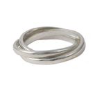 Intertwined Sterling Silver Ring - 3 Bands